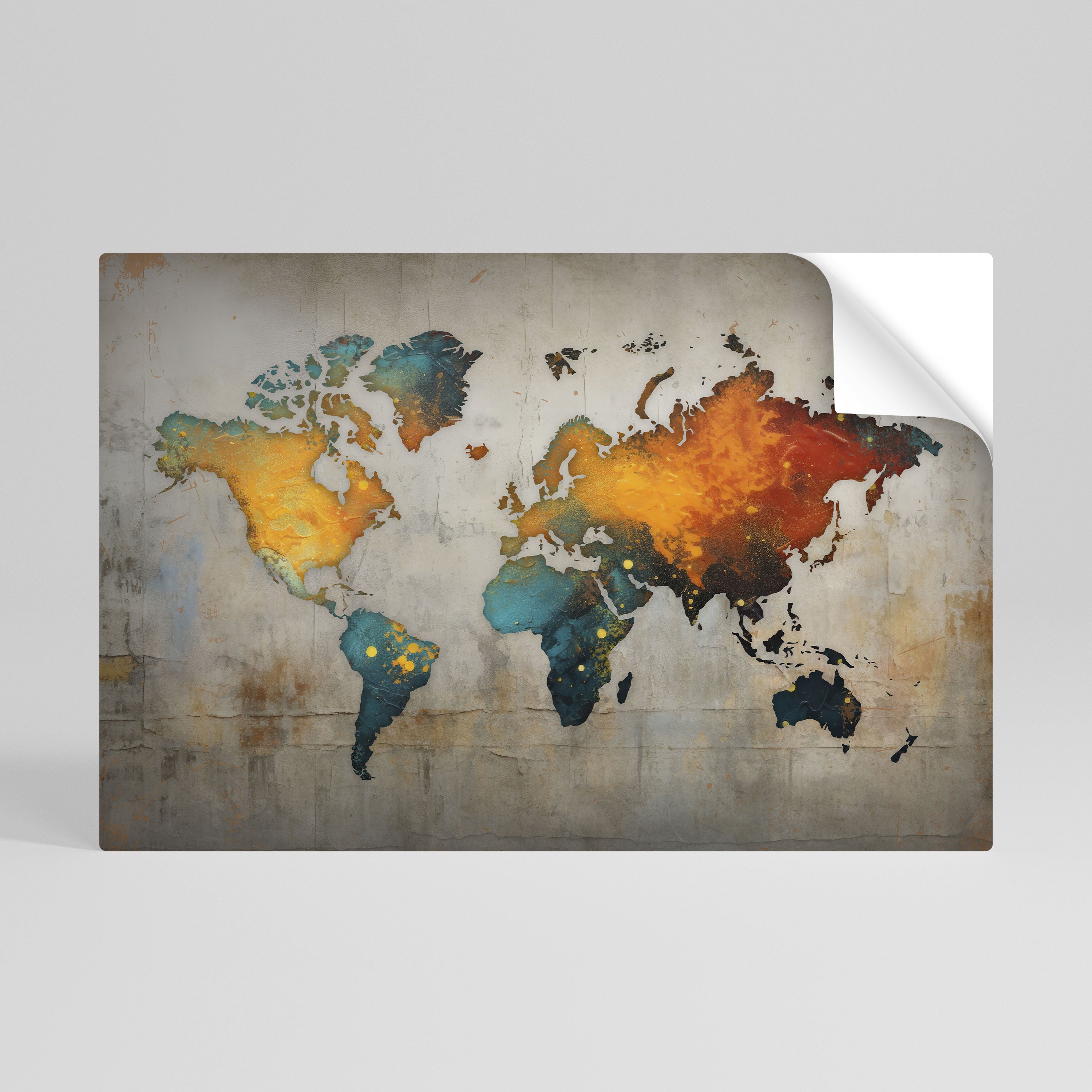 GLOBAL HUES EXPLORED Peel and Stick Horizontal Poster
