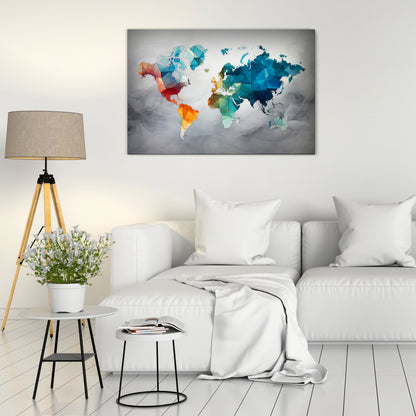 FACETED WORLDVIEW Horizontal Canvas Print