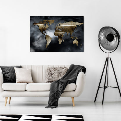 GOLDEN EARTH REVERIE Horizontal Canvas Print