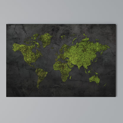 GREENER LANDS EMBRACED Horizontal Canvas Print