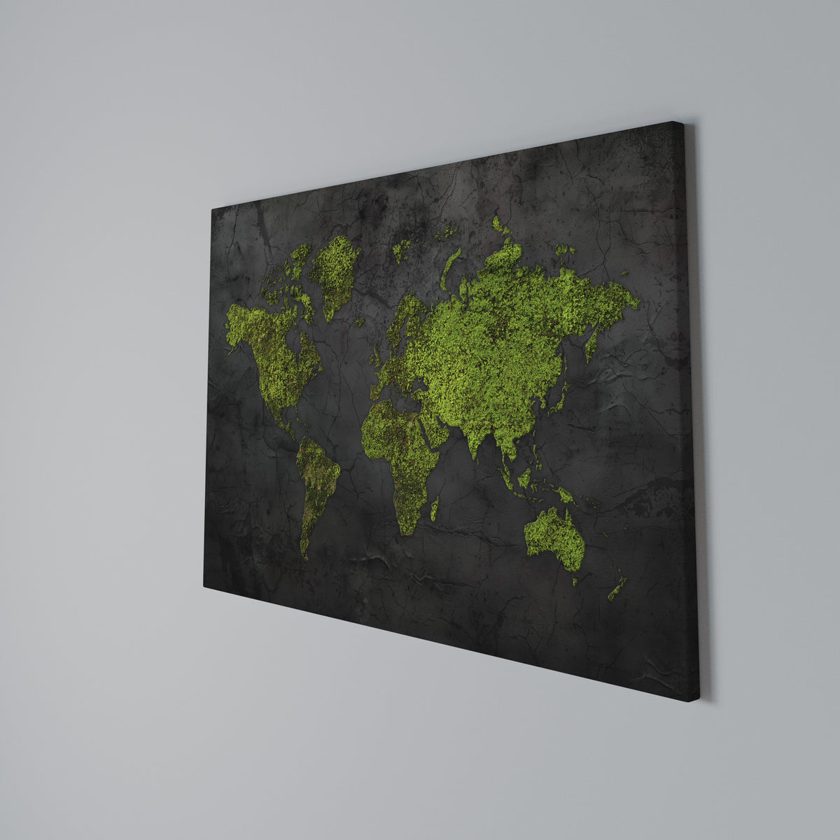 GREENER LANDS EMBRACED Horizontal Canvas Print