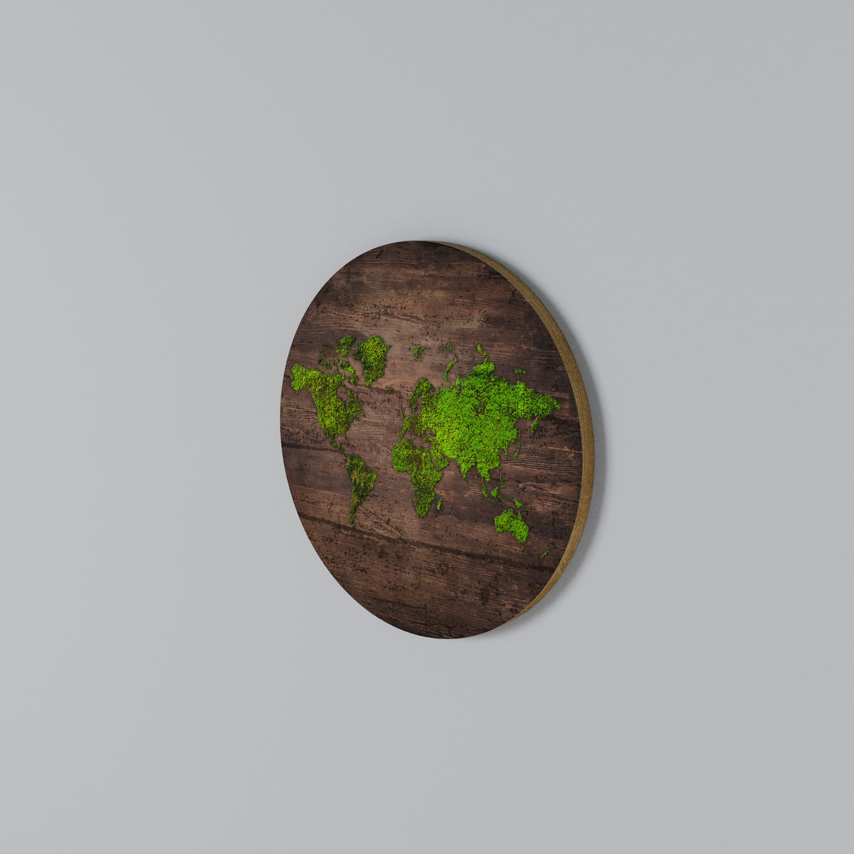 GREEN EARTH VISION Kulatá nástěnná dekorace