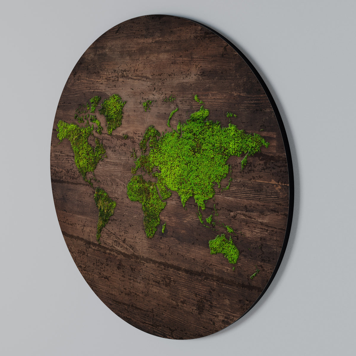 GREEN EARTH VISION Kulatá nástěnná dekorace