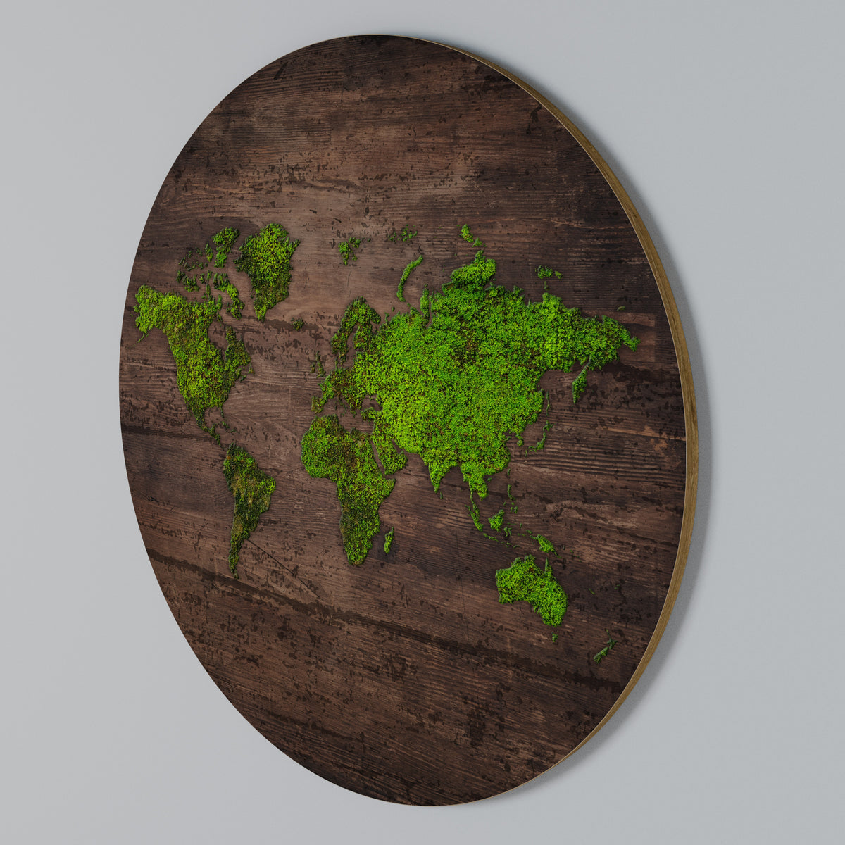 GREEN EARTH VISION Kulatá nástěnná dekorace