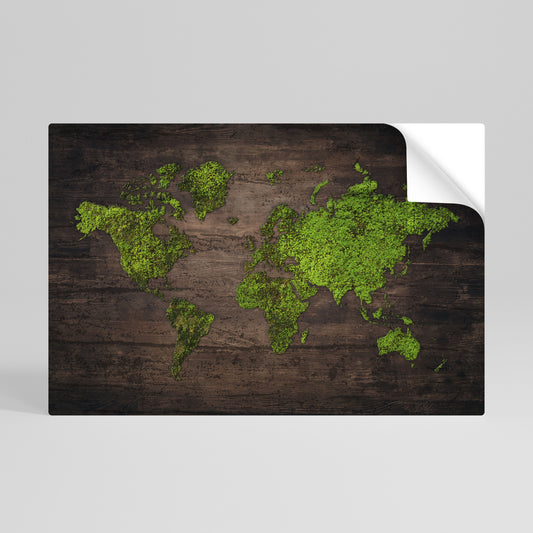 GREEN EARTH VISION Vodorovný samolepicí plakát