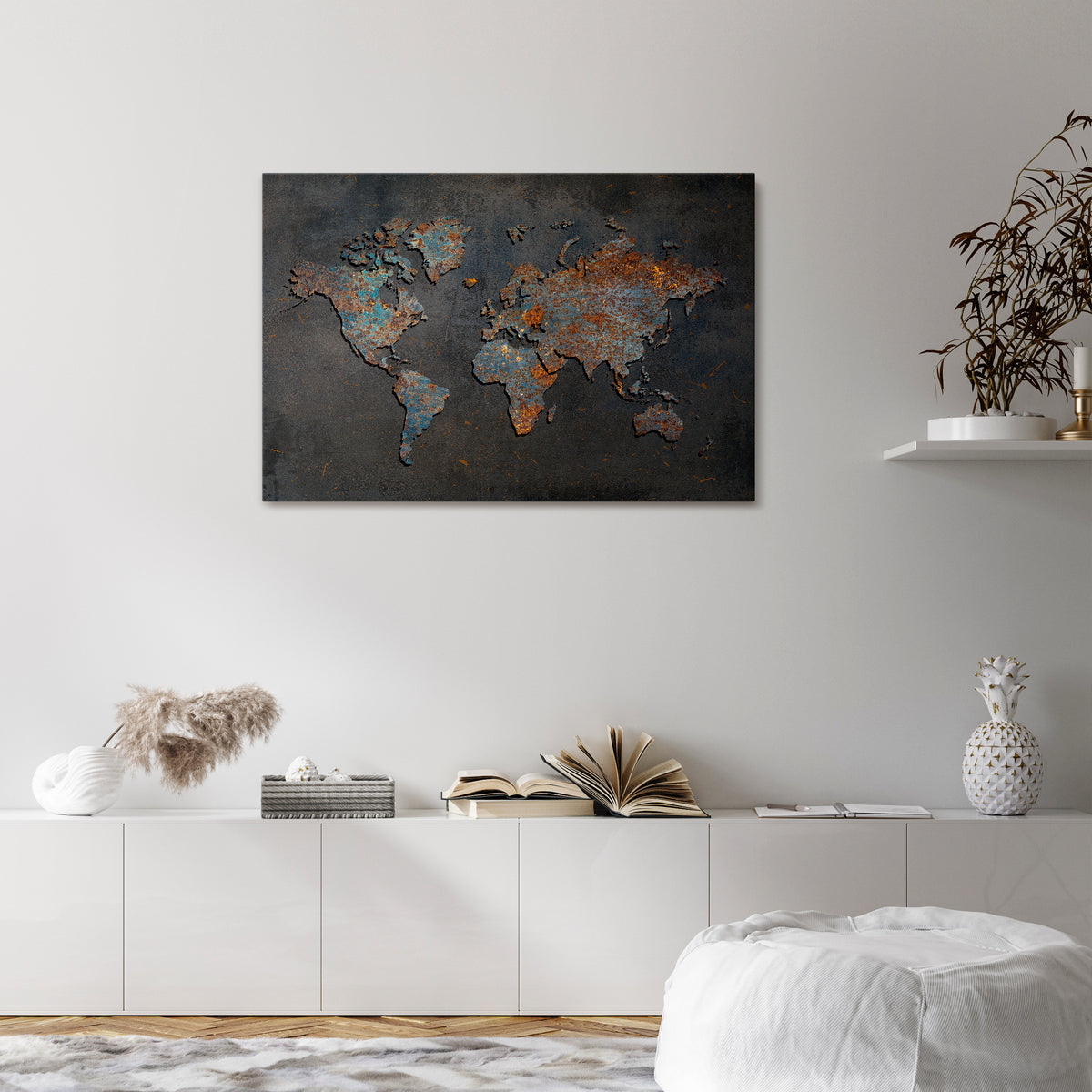 TIMEWORN TOPOGRAPHY Horizontal Canvas Print
