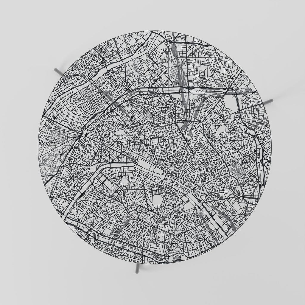 PARIS TOWN PLAN Konferenční stolek