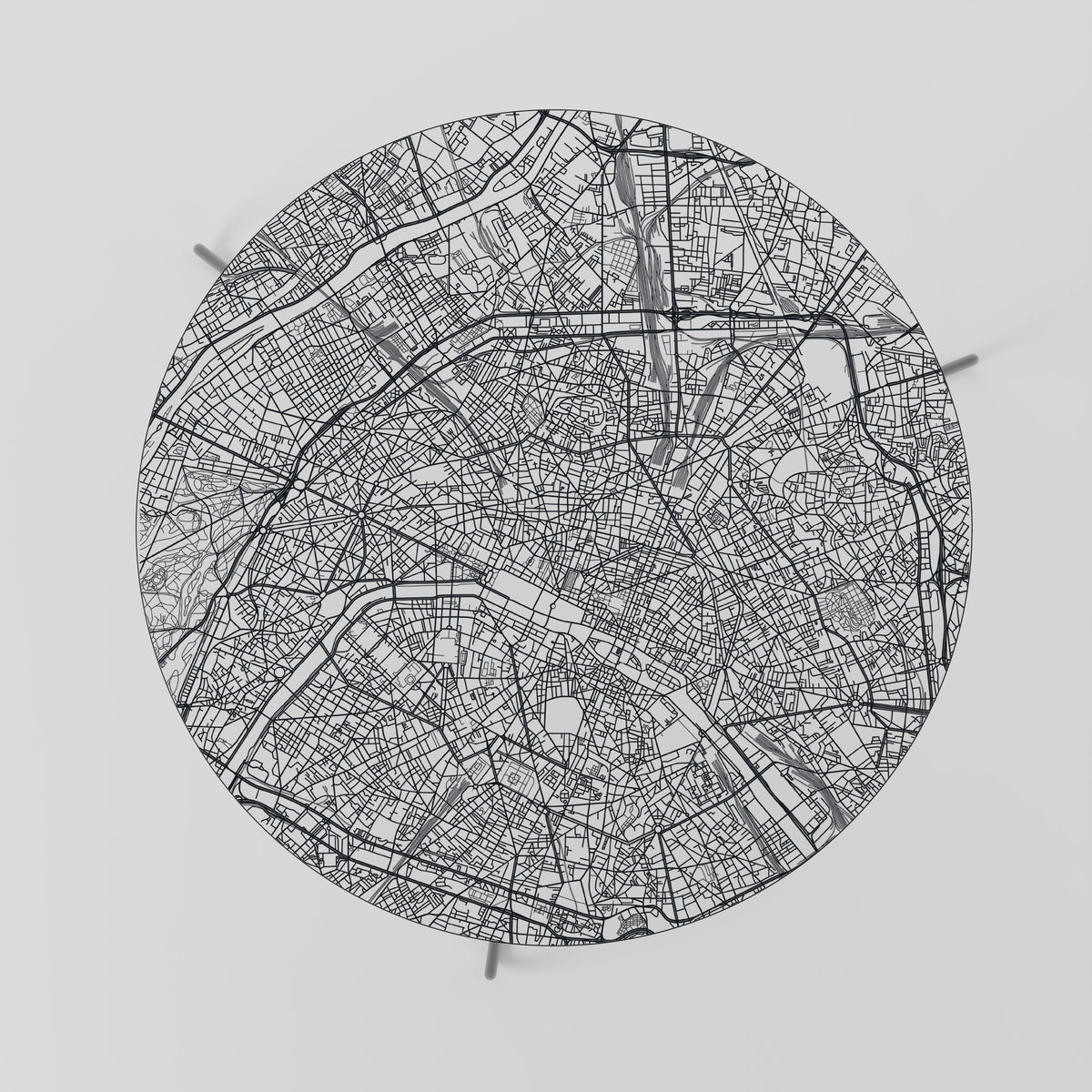 PARIS TOWN PLAN Konferenční stolek