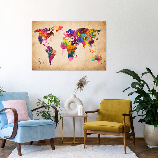 VIBRANT EARTHSCAPE Horizontal Canvas Print