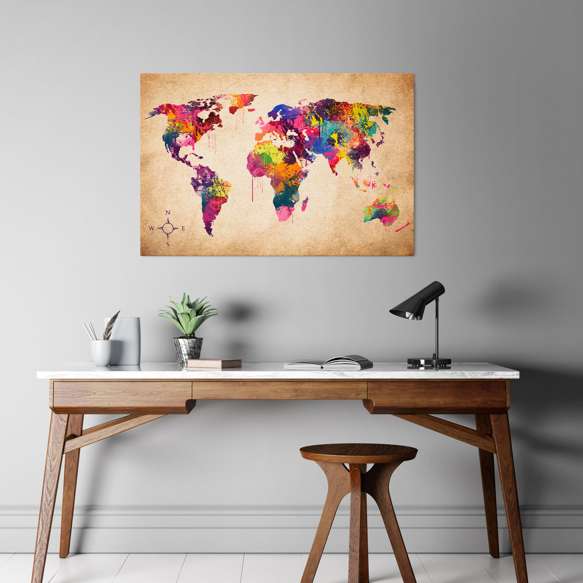 VIBRANT EARTHSCAPE Horizontal Canvas Print