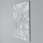 BERLIN PLAN Vertical Canvas Print