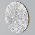 BERLIN PLAN Round Wall Art