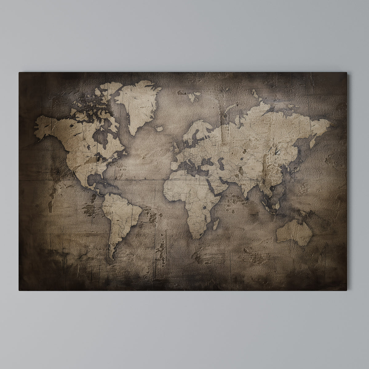 VINTAGE WORLD CHRONICLE Horizontal Canvas Print