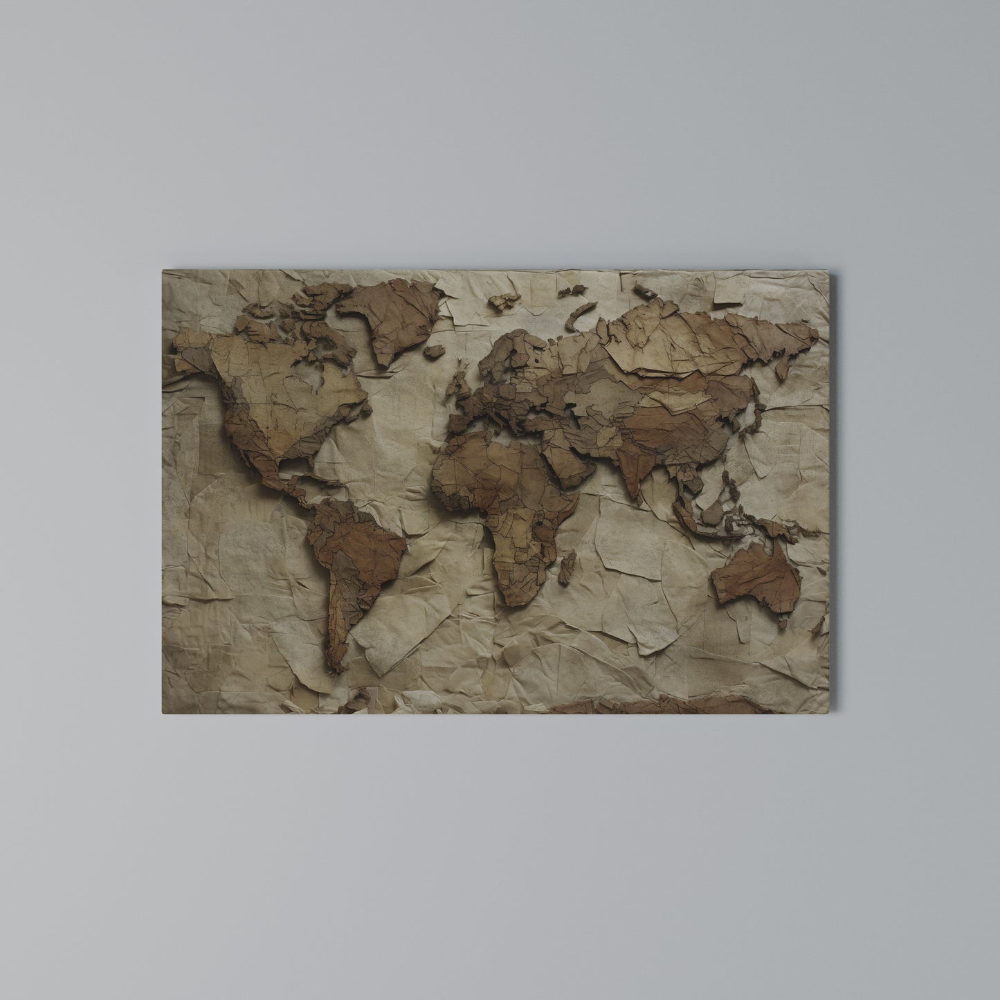 PAPERY PLANET LANDSCAPE Horizontal Canvas Print