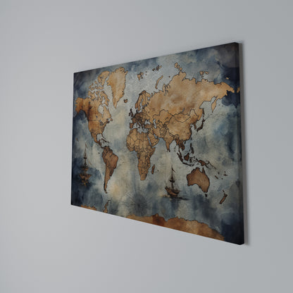 WAVES OF DISCOVERY Horizontal Canvas Print