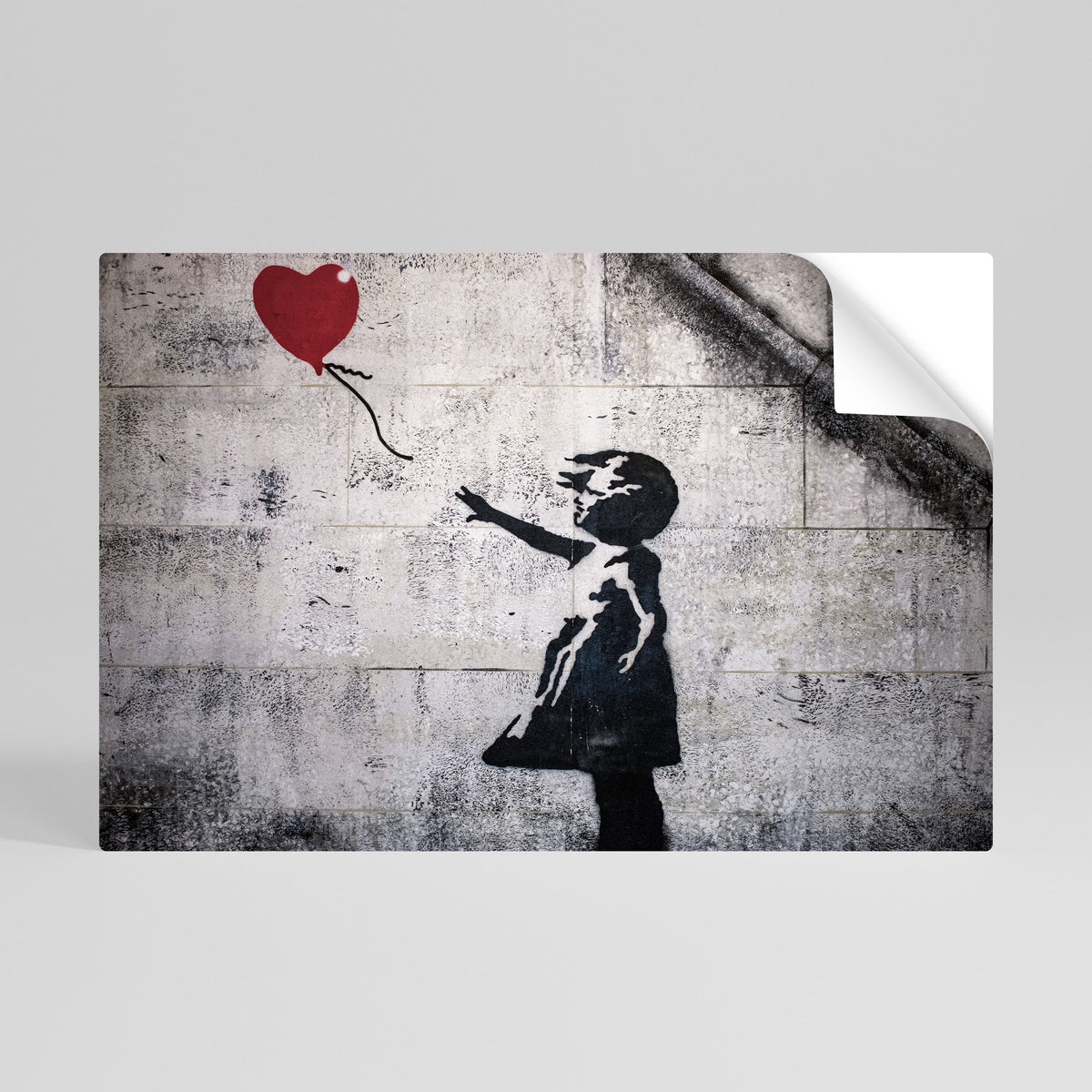 BALLON GIRL (BANKSY) Vodorovný samolepicí plakát