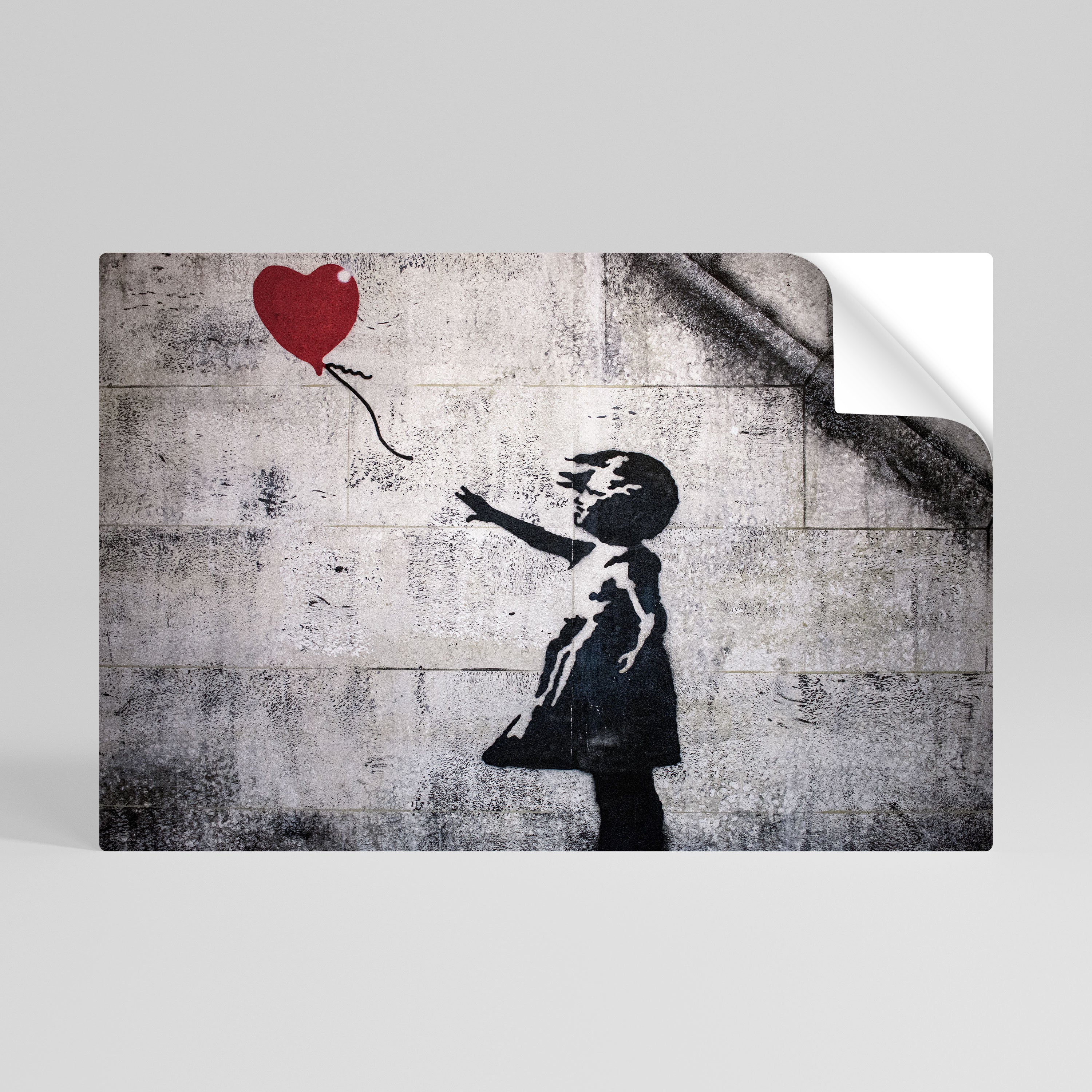 BALLON GIRL (BANKSY) Vodorovný samolepicí plakát