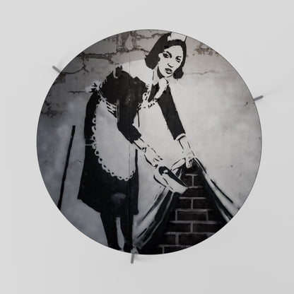 SWEEPING UNDER (BANKSY) Konferenční stolek