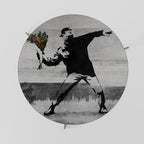 FLOWER BOMBER (BANKSY) Konferenční stolek