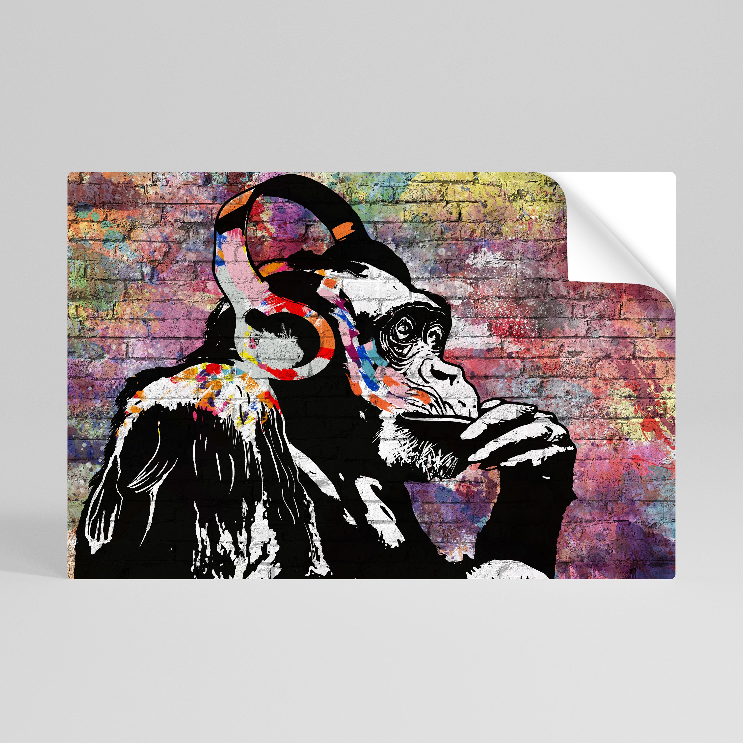 APISH LISTENER Vodorovný samolepicí plakát