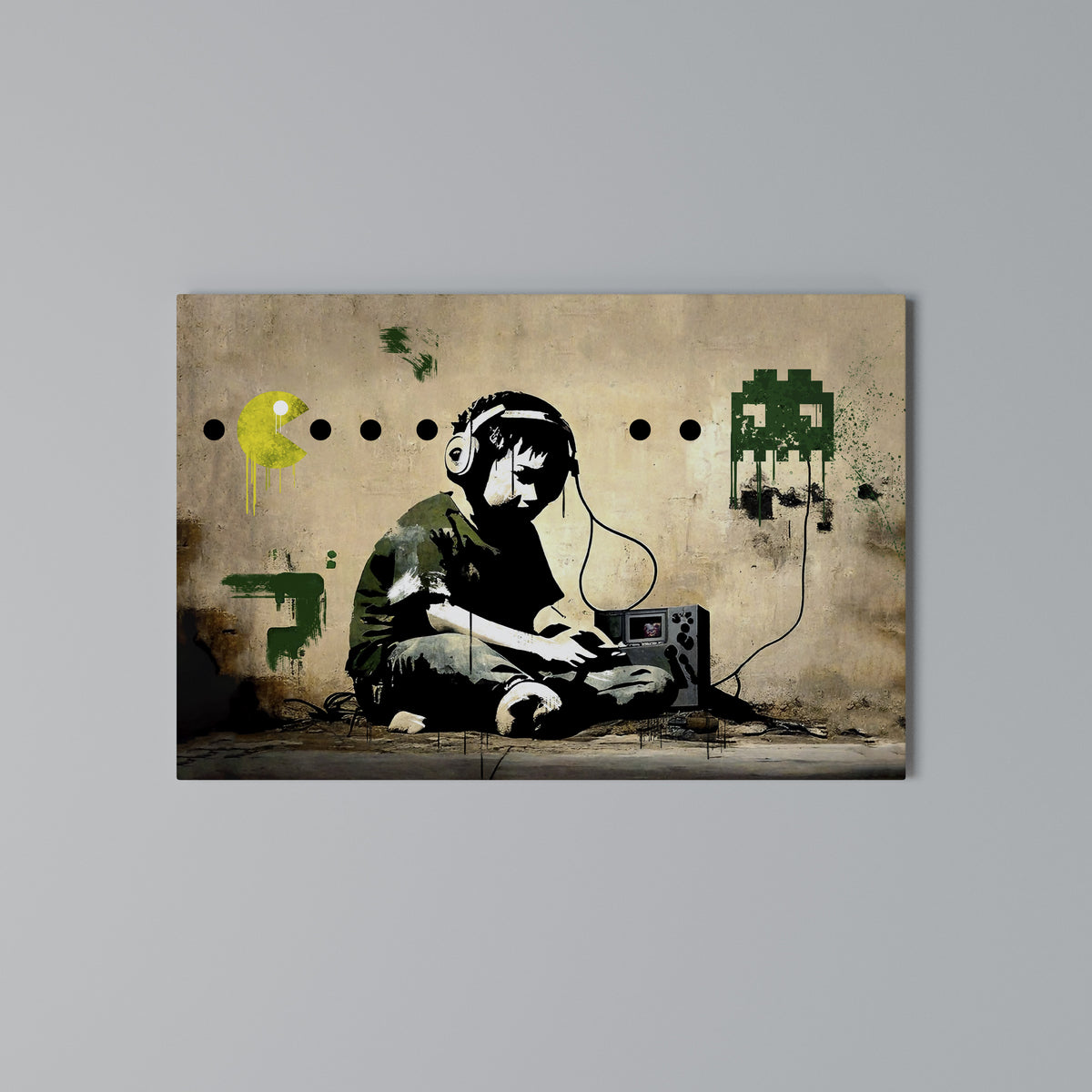 VIRTUAL RETRO REVIVAL Horizontal Canvas Print