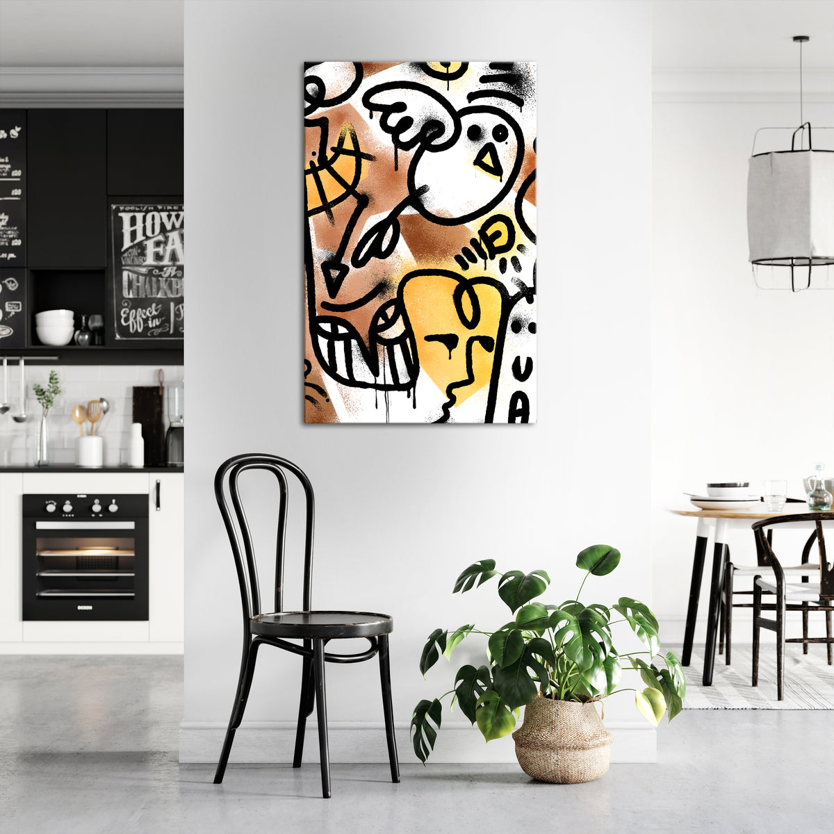 URBAN CANVAS Vertical Canvas Print
