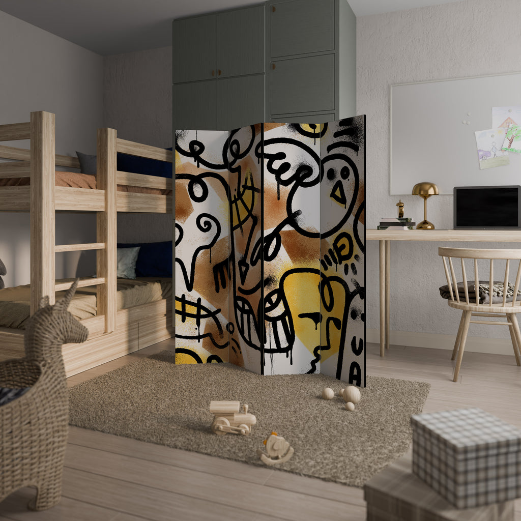 URBAN CANVAS 4dílný paraván