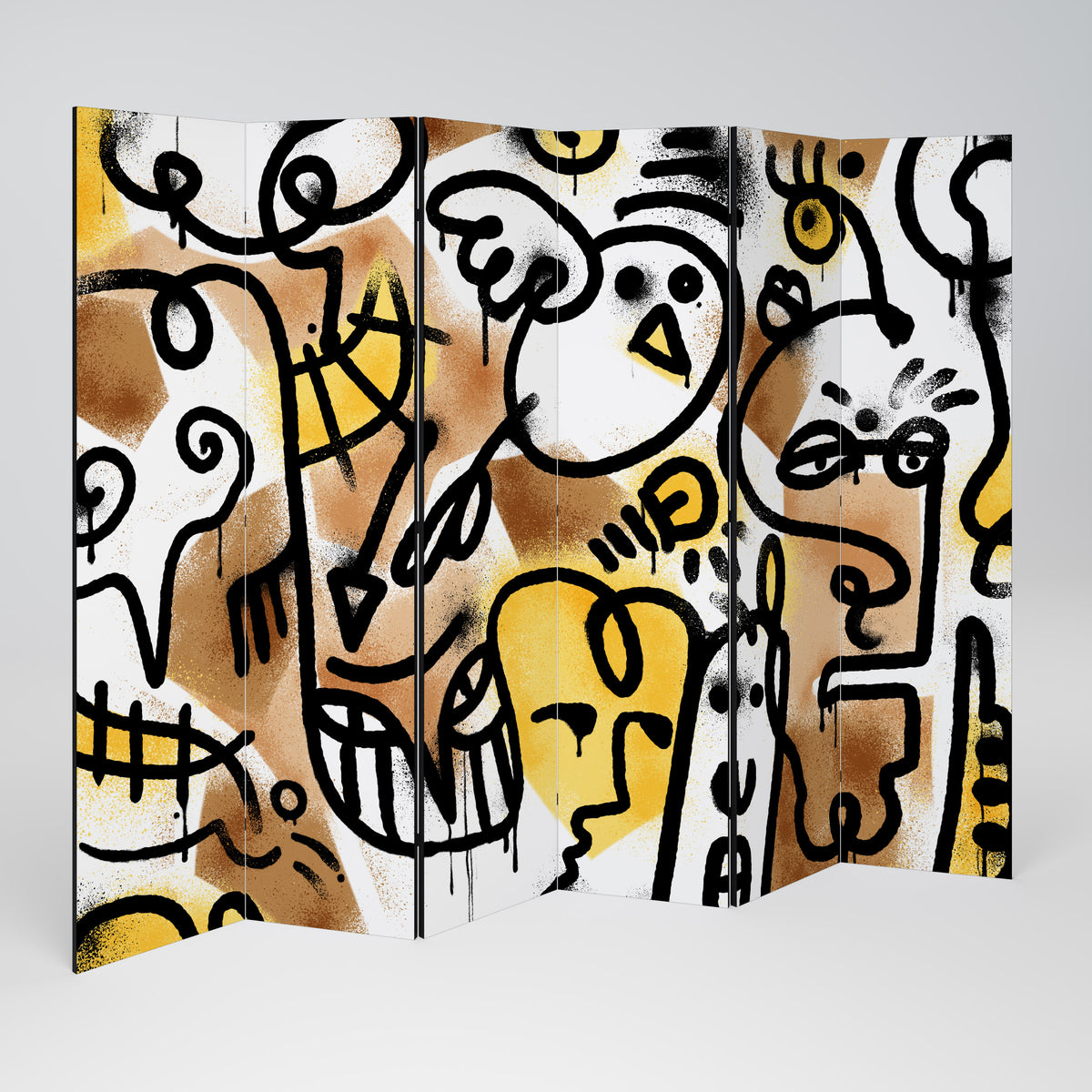 URBAN CANVAS 6dílný paraván