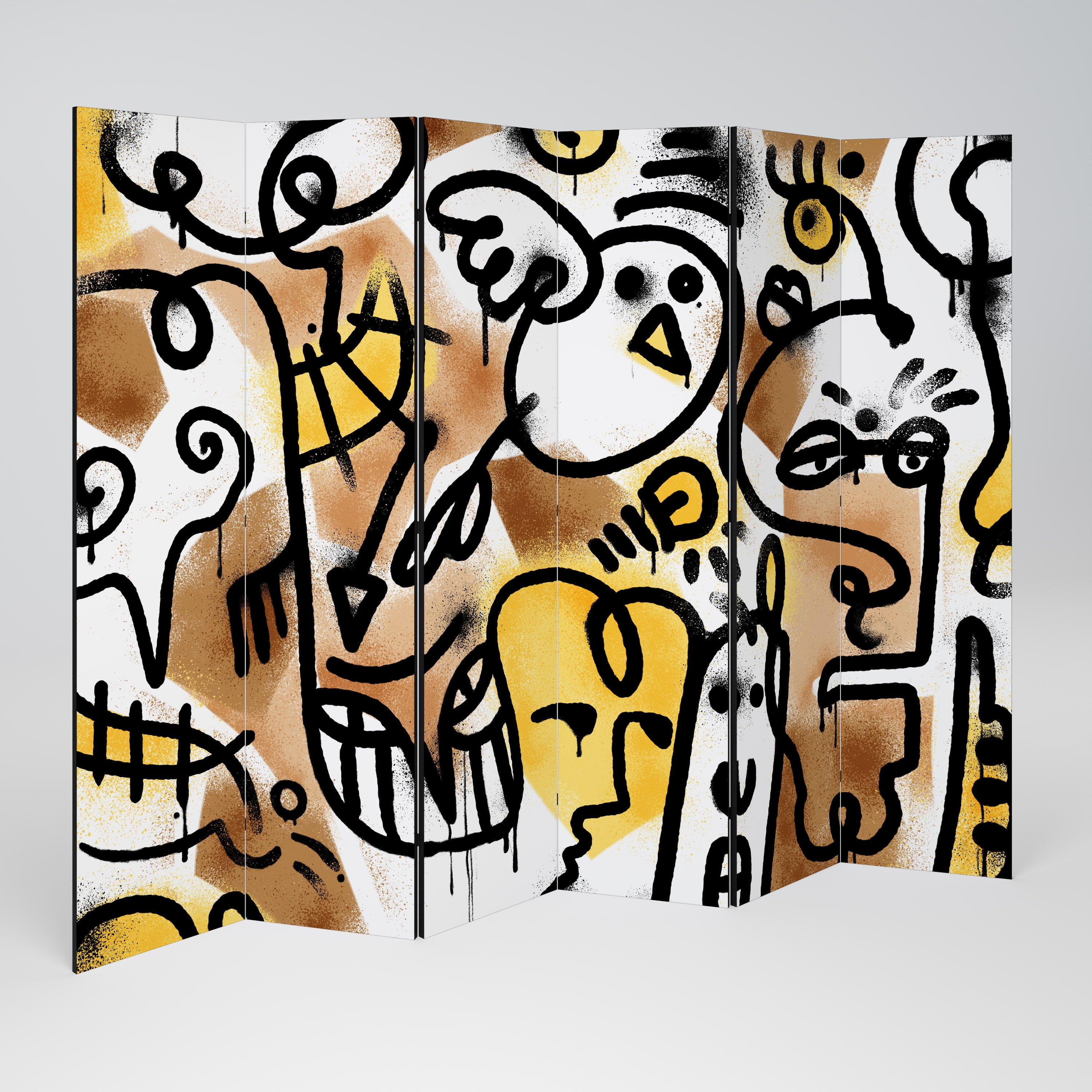 URBAN CANVAS 6dílný paraván