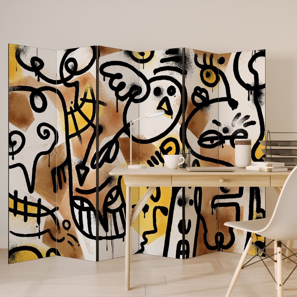 URBAN CANVAS 6dílný paraván