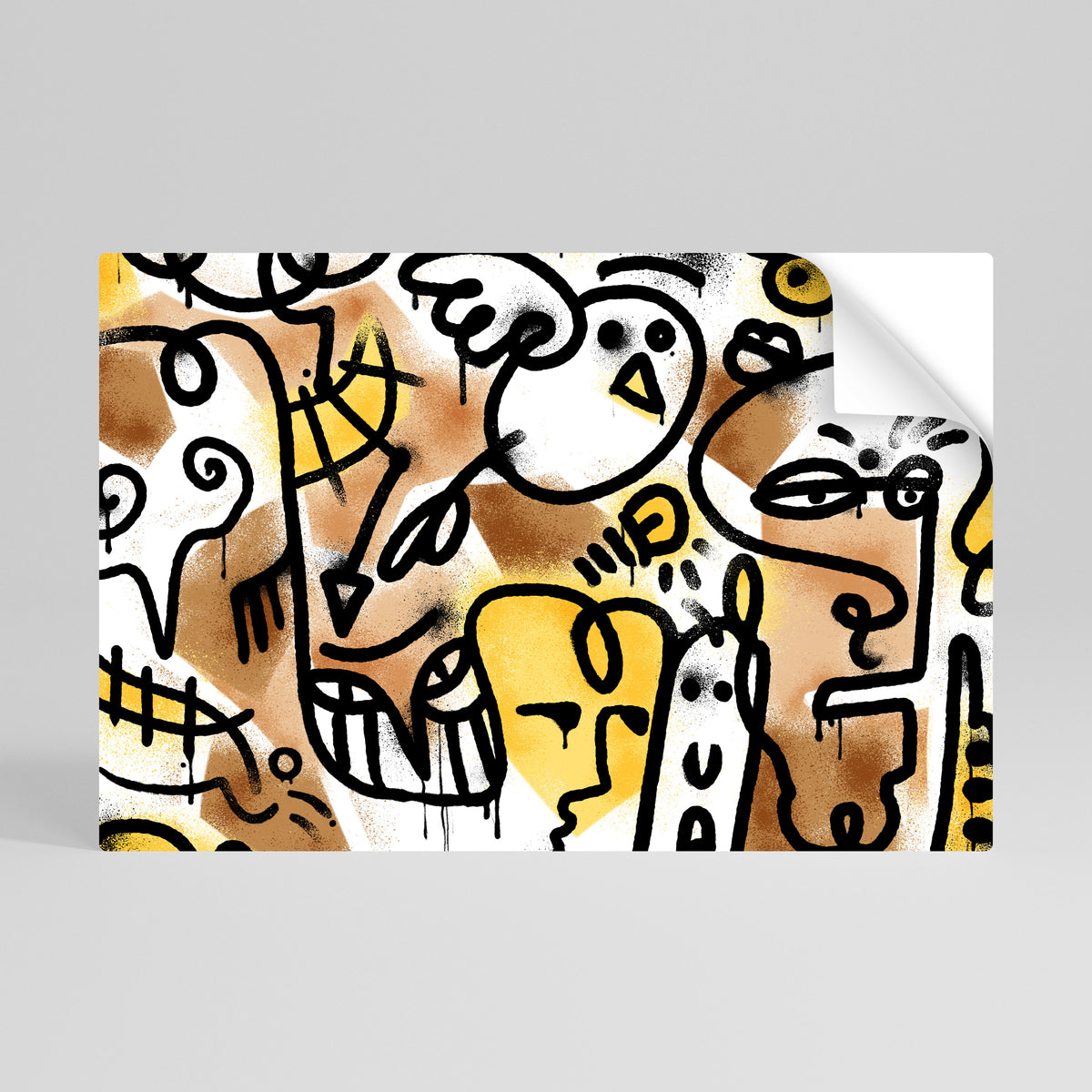 URBAN CANVAS Vodorovný samolepicí plakát
