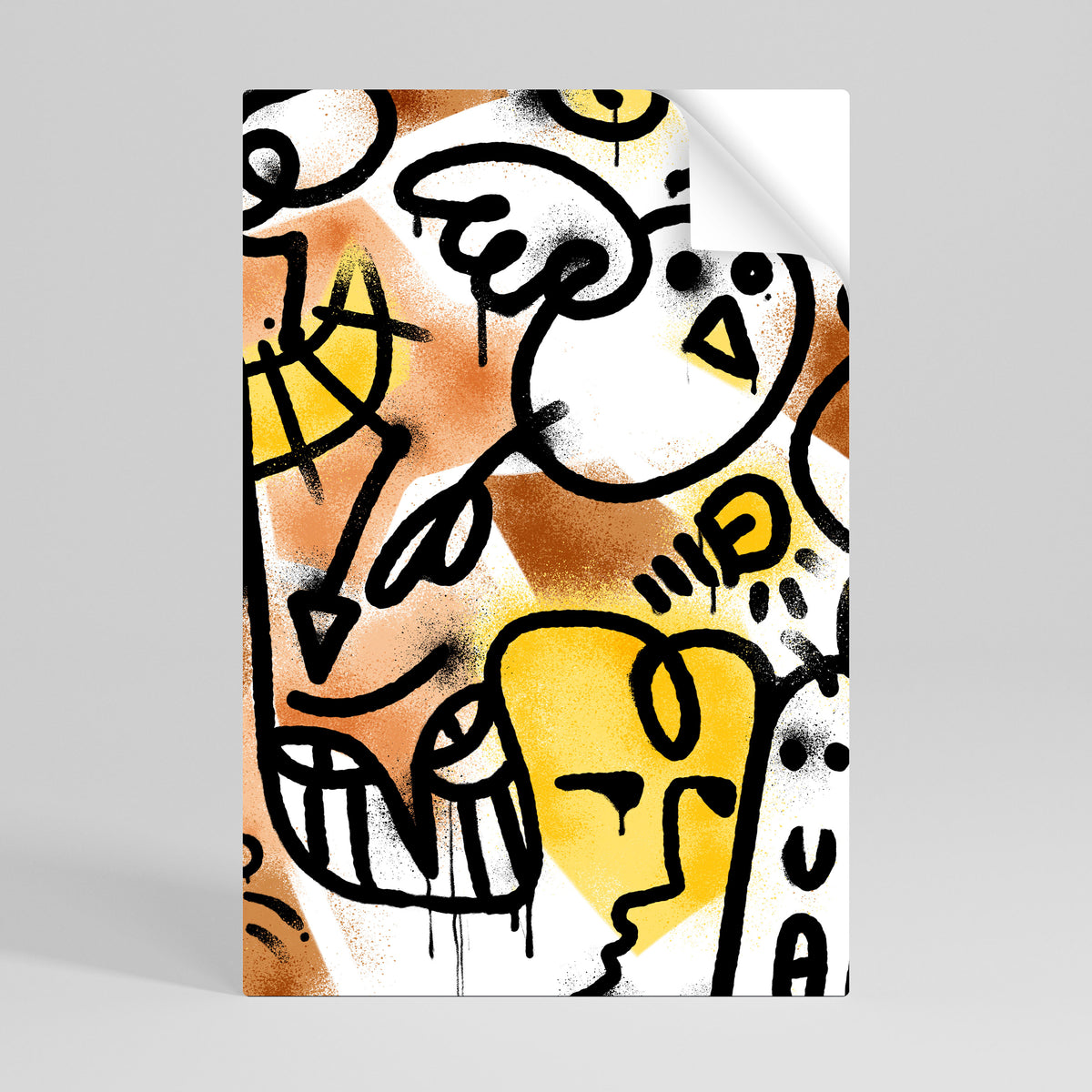 URBAN CANVAS Svislý samolepicí plakát