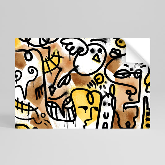 URBAN CANVAS Vodorovný samolepicí plakát