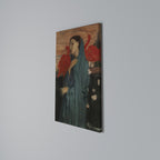 YOUNG WOMAN WITH IBIS Vertical Canvas Print