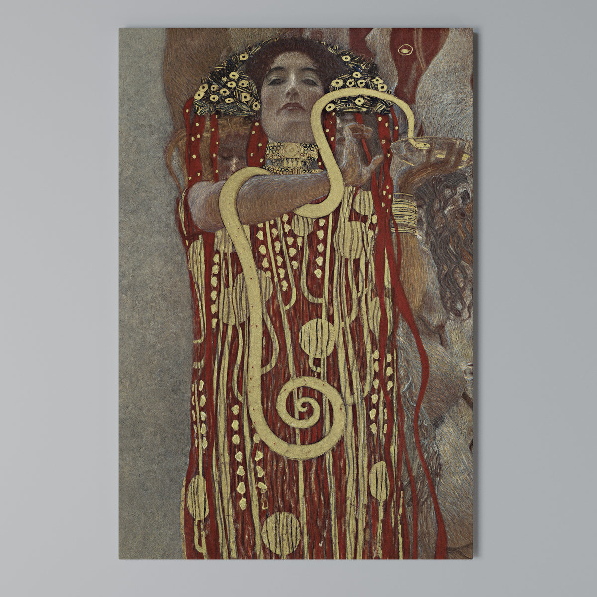 HYGIEIA BY KLIMT Vertical Canvas Print