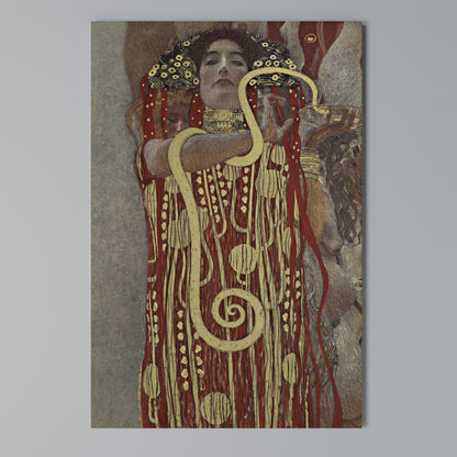 HYGIEIA BY KLIMT Vertical Canvas Print