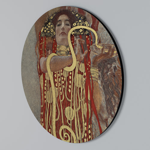 HYGIEIA BY KLIMT Kulatá nástěnná dekorace
