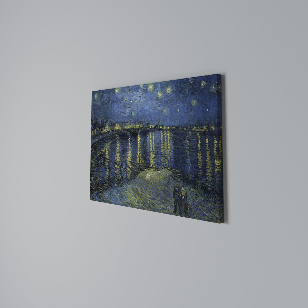 STARRY NIGHT OVER THE RHONE Horizontal Canvas Print