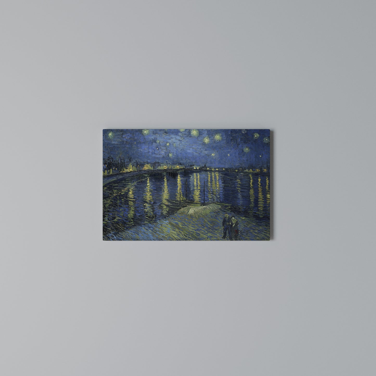 STARRY NIGHT OVER THE RHONE Horizontal Canvas Print