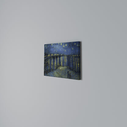 STARRY NIGHT OVER THE RHONE Horizontal Canvas Print