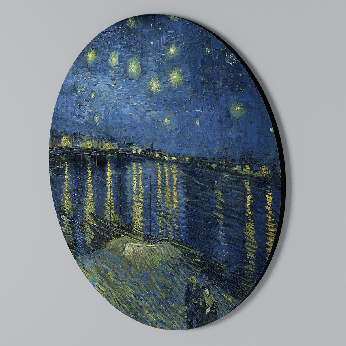 STARRY NIGHT OVER THE RHONE Kulatá nástěnná dekorace