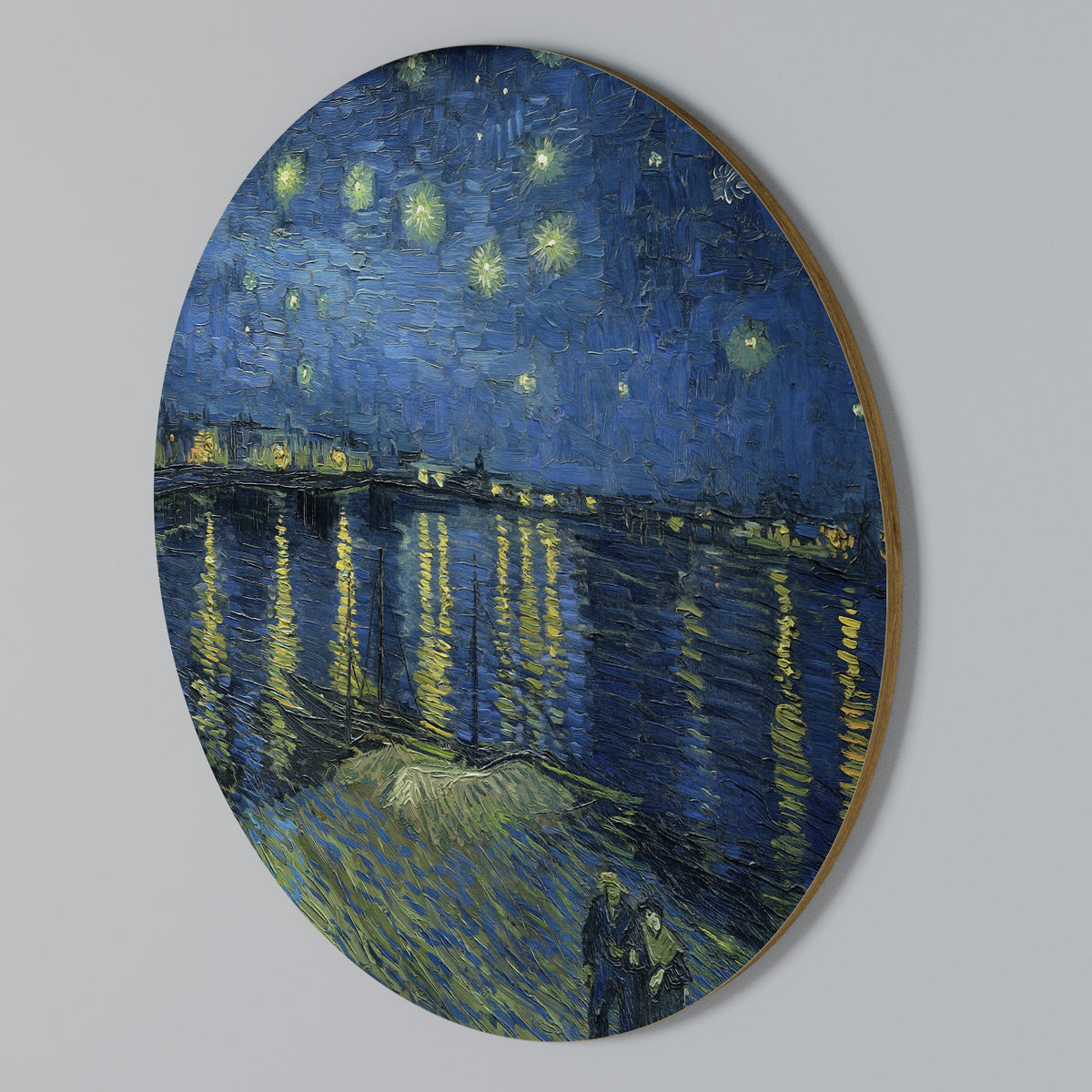 STARRY NIGHT OVER THE RHONE Kulatá nástěnná dekorace