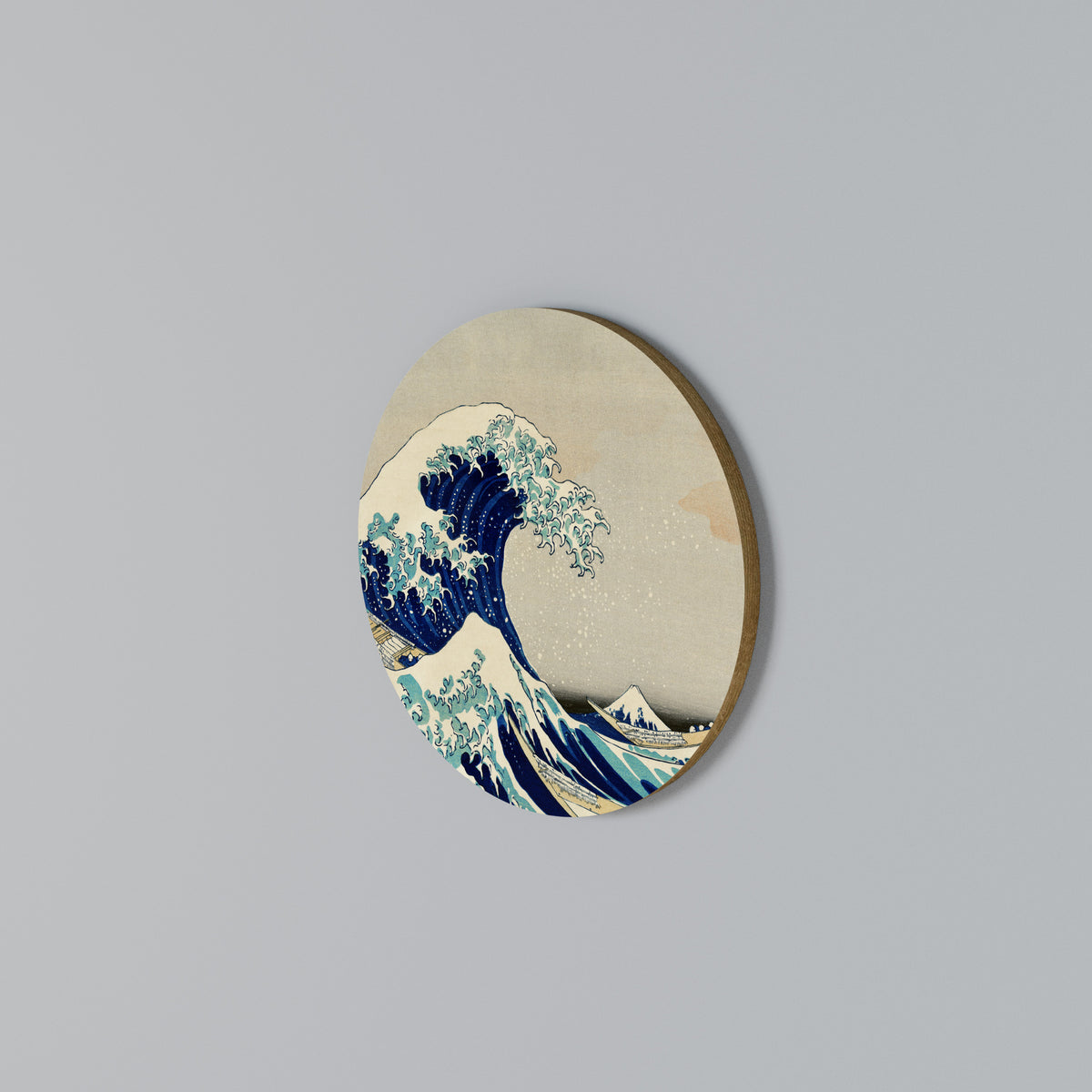 THE GREAT WAVE Kulatá nástěnná dekorace
