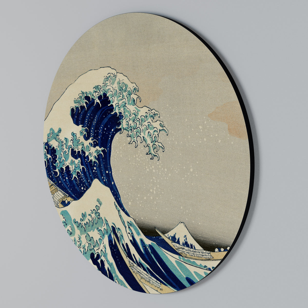 THE GREAT WAVE Kulatá nástěnná dekorace