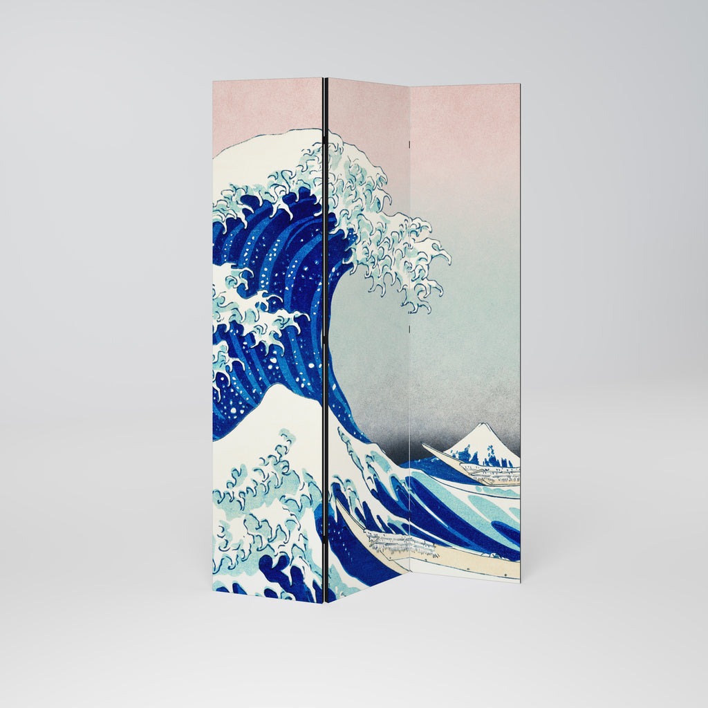 THE GREAT WAVE 3dílný paraván
