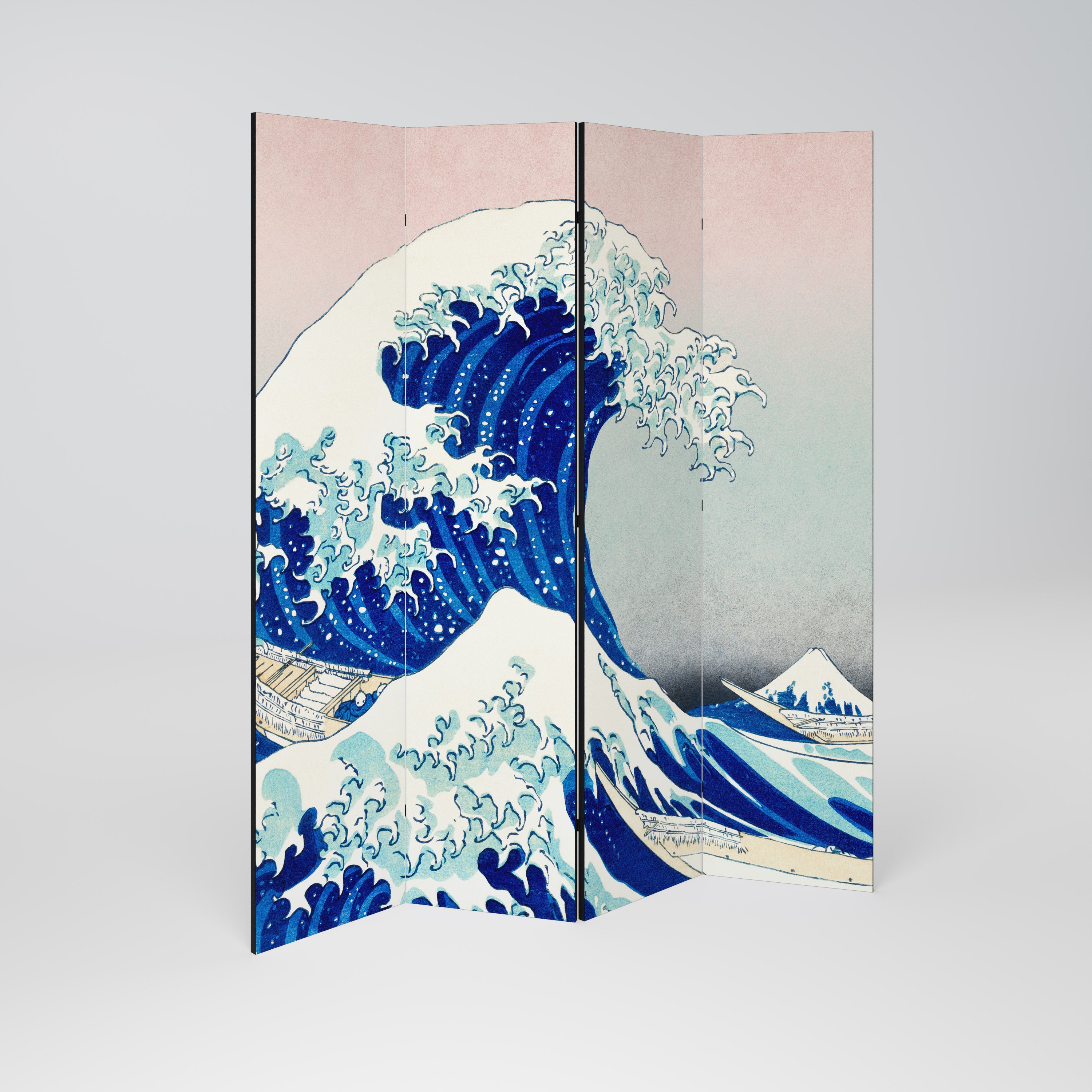 THE GREAT WAVE 4dílný paraván
