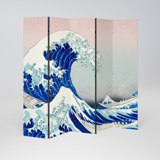 THE GREAT WAVE 5dílný paraván