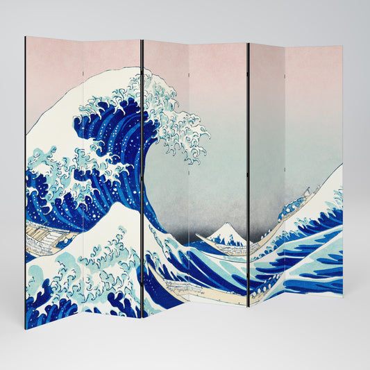 THE GREAT WAVE 6dílný paraván