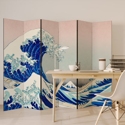 THE GREAT WAVE 6dílný paraván