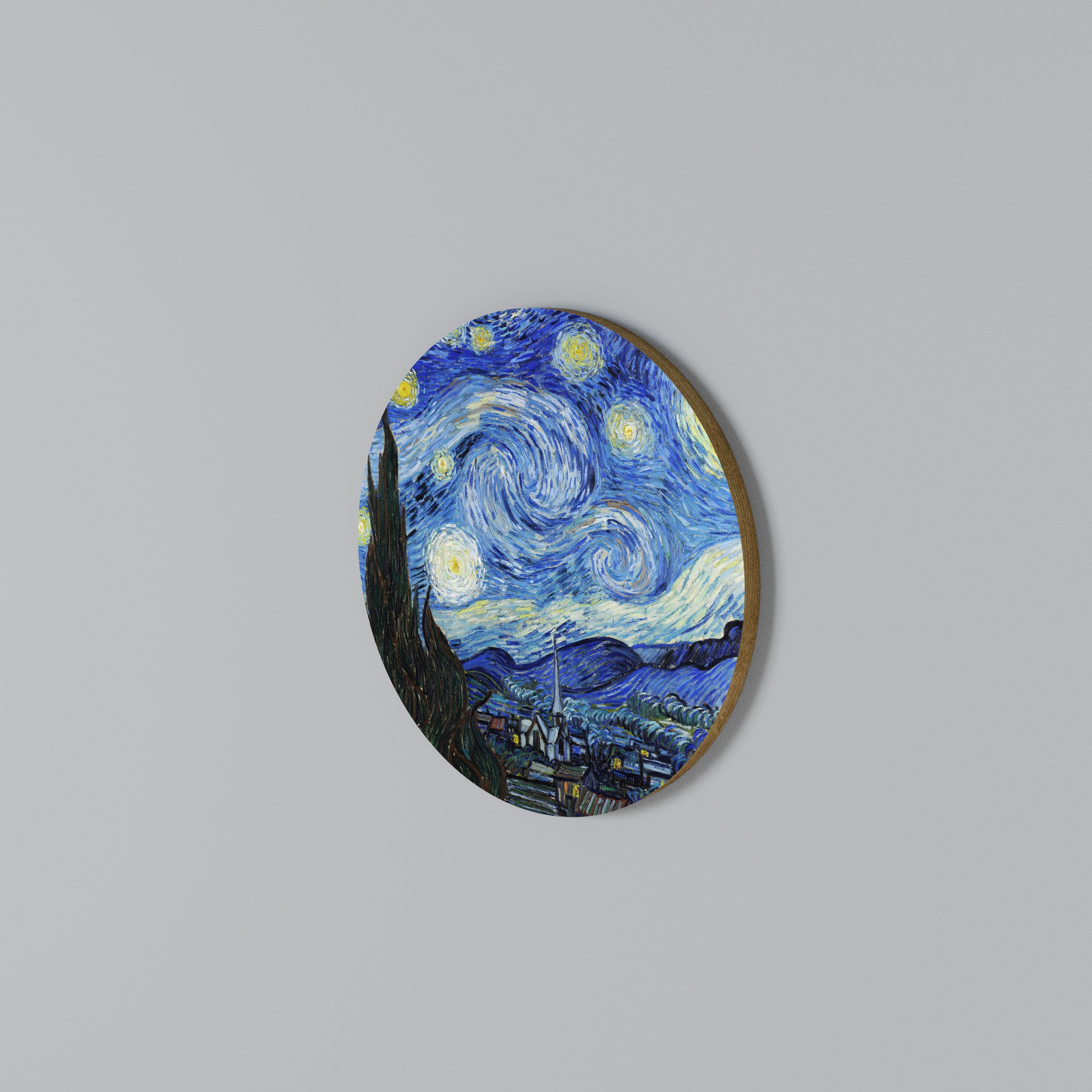 STARRY NIGHT Round Wall Art